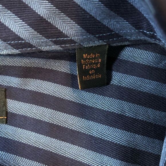 Ben Sherman woven striped button down shirt‎ - Picture 7 of 14